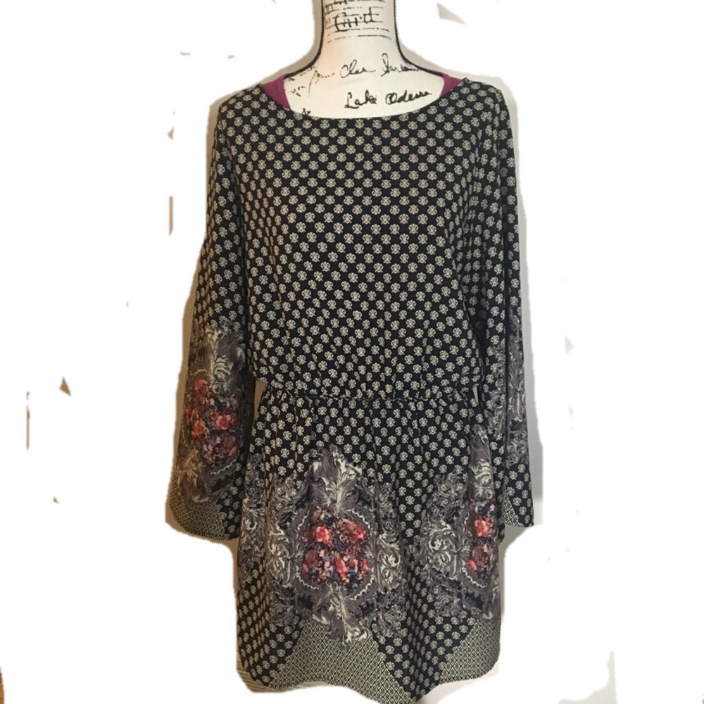 VTG 70s Bohemian Medallion Dress